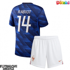Francie Adrien Rabiot #14 Dětské Domácí dres komplet MS 2026 Krátký Rukáv (+ trenýrky)